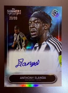 Topps Summer Signings Anthony Elanga Auto /99 Newcastle United Sweden World Cup for sale on Ebay