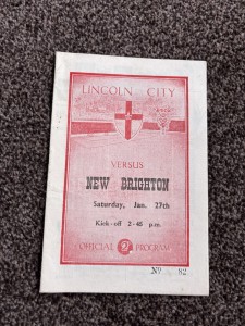 Lincoln City V New Brighton Football Programme League Div 3 North 27/1/1951 for sale on Ebay