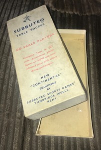 Scarce VINTAGE Subbuteo WHITE Team BOX Empty BOX  1960's for sale on Ebay