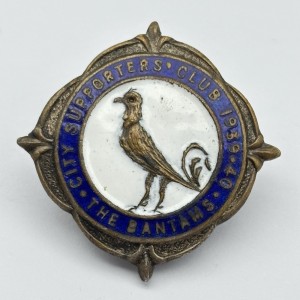 Rare Coventry City FC Supporters Club ‘The Bantams’ 1939-40 Season Enamel Badge for sale on Ebay