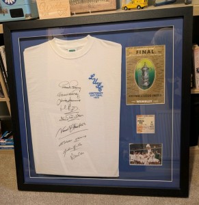Signed And Framed 1972 Leeds United FA Cup Winners Shirt for sale on Ebay