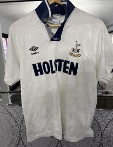 Original Tottenham 1991 Umbro Home Shirt  - Size Large  for sale on Ebay