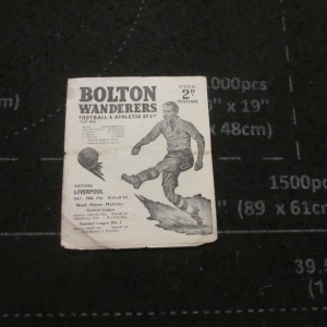 Bolton v Liverpool Div 1 1950/1 for sale on Ebay