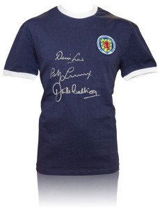 *BID FROM JUST 99p* HAND SIGNED SCOTLAND 1967 LAW LENNOX McCALLIOG for sale on Ebay