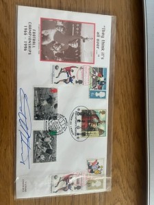 GEOFF HURST HAND-SIGNED 1966 WORLD CUP FINAL 30th ANNIVERSARY FIRST DAY COVER for sale on Ebay