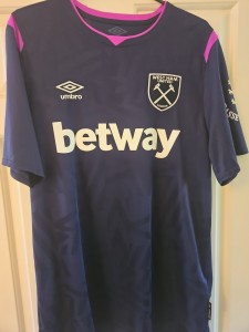 West Ham United Shirt Umbro Third 3rd Kit 2019/20 - size large - unofficial  for sale on Ebay
