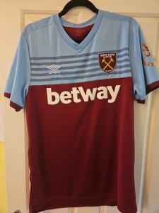 WEST HAM UNITED HOME SHIRT 2019/20 - size Large for sale on Ebay