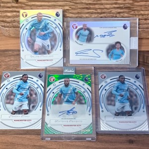 Topps Pristine PL 2026 Manchester City 5-Card Lot Dual Auto With Green Semenyo for sale on Ebay