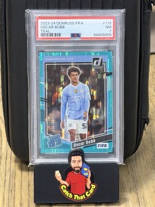 Oscar Bobb Rookie 27/199 Teal Pop 1 PSA 10 Manchester City for sale on Ebay