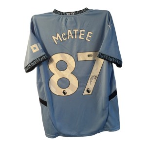 James McAtee Signed Shirt ACG Authentication Manchester City Auto 24/25 for sale on Ebay
