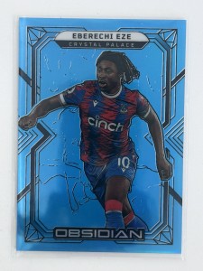PANINI OBSIDIAN 22/23 EBERECHI EZE CRYSTAL PALACE  BLUE FLOOD 3/12 for sale on Ebay
