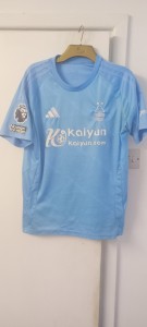 NOTTINGHAM FOREST 2024/25 THIRD KIT FOOTBALL SHIRT BY ADIDAS SIZE LARGE 40/42