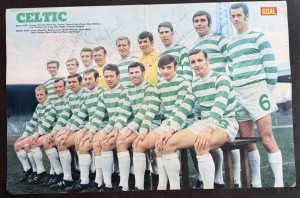 CELTIC signed 1970 Team Photo JIMMY JOHNSTONE MCNEILL MURDOCH GEMMELL FALLON for sale on Ebay