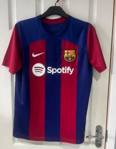 Barcelona Home Shirt, Raphina 11, Men’s Medium for sale on Ebay