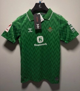 Seville 23/24 Away Kids Football Shirt Green 164 Short Sleeve for sale on Ebay