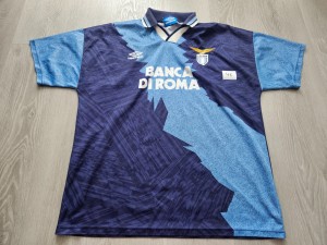 Mens Umbro Lazio Away football shirt 1994 - 1995 Size XL for sale on Ebay