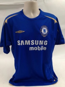 Chelsea FC 100 Years Home Shirt 2005 06 Blue Umbro Mens L for sale on Ebay