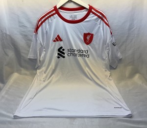 Adidas Liverpool FC Away Football Shirt 2XL White Slim Fit Aeroready for sale on Ebay