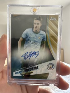 Viviane Miedema 1/1 Blue Moon Topps Manchester City 2024/25 Set for sale on Ebay