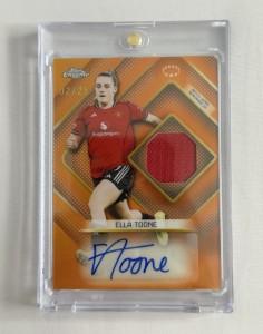 Topps Chrome UWCL 25/26 Ella Toone Manchester United Women Auto Patch Relic /25 for sale on Ebay