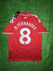 Hand Signed Bruno Fernandes Manchester United 26/27 Shirt With Proof And Coa for sale on Ebay