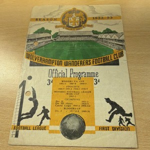Birmingham v Tottenham Programme FA Cup 6th round Replay (at Molineux) 9/3/53 for sale on Ebay