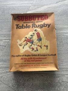 Subbuteo International Edition Table Rugby Set Complete Boxed for sale on Ebay
