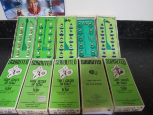 Subbuteo Heavy Weight  football teams Celtic Chelsea Birmingham Brazil Arsenal for sale on Ebay