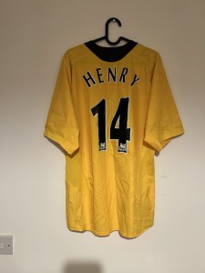 Arsenal 2005/2006 Away Football Shirt, HENRY 14, Large for sale on Ebay