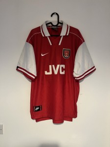 Arsenal 1996-1998 Home Football Shirt, XL for sale on Ebay