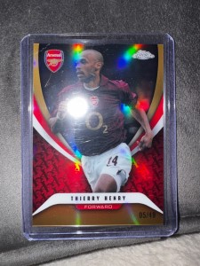 Thierry Henry 05/49 Arsenal Team Set 2026 Chrome for sale on Ebay