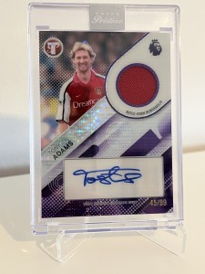 Tony Adams Arsenal Pristine Pieces Autograph Relic /99 #PPAR-TA for sale on Ebay