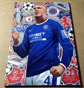 2022/23 RANGERS v LIVERPOOL CHAMPIONS LEAGUE PROGRAMME for sale on Ebay