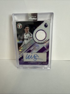 Harry Wilson Fulham /99 Matxh Worn Patch Auto Vs Notts Forrest Topps Pristine 26 for sale on Ebay