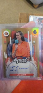 Jill Scott /50 Auto Topps Finest Premier League Fan Fav Sunderland United for sale on Ebay