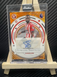 Topps Pristine Premier League 2026 Lutsharel Geertruida Auto Sunderland /25 for sale on Ebay