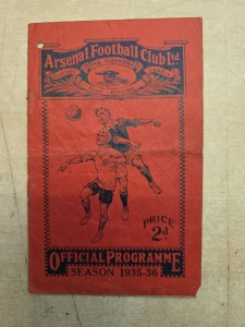 Arsenal 1935 Vs Manchester City Division 2 Scarce Programme for sale on Ebay