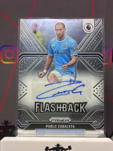 2021-22 panini prizm Pablo Zabaleta flashback auto Manchester City for sale on Ebay