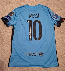 FC Barcelona Lionel Messi Hand Signed Beckett Authenticated Football Shirt for sale on Ebay