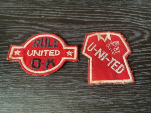 2 VINTAGE MANCHESTER UNITED SEW-ON PATCHES 1970s - 1980s for sale on Ebay