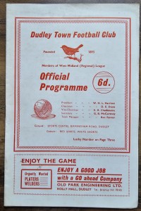 Dudley Town v Manchester United XI 1964/65 Friendly for sale on Ebay