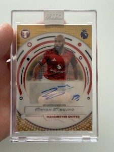 Topps Pristine Premier League Bryan Mbeumo /50 Autograph Manchester United for sale on Ebay