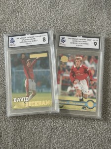 David Beckham Premier League Gold 96/98 Merlin Cards Manchester United MGC for sale on Ebay
