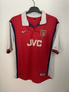Arsenal Football Shirt Home Kit 1998/99 Size XL Boys for sale on Ebay