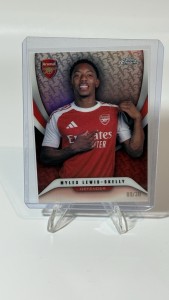 Topps Chrome Arsenal 25-26 Myles Lewis-Skelly 9/30 for sale on Ebay