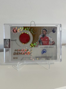 Topps Pristine Myles Lewis-Skelly Arsenal Popular Demand Autograph Relic /50 for sale on Ebay