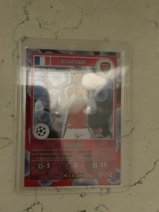 William Saliba 07/10 Ultra Rare Arsenal FC Topps Merlin 2024/2025 for sale on Ebay