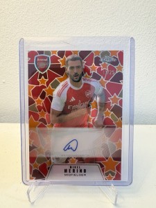Mikel Merino All Stars Auto Numbered To /25 Arsenal Topps Chrome for sale on Ebay
