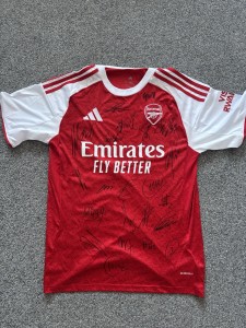 Arsenal Signed Home Shirt 2025/26 Season. No COA for sale on Ebay