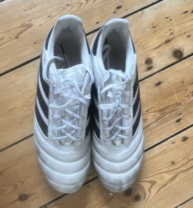 adidas Copa Icon Football Boots White with Black Stripes Moulded Studs size 10.5 for sale on Ebay